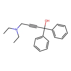 4-(Diethylamino)-1,1-diphenylbut-2-yn-1-ol structure