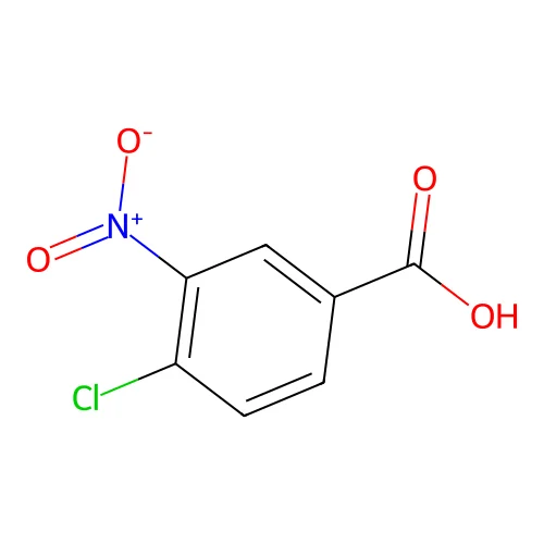 4-Chloro-3-nitrobenzoic acid structure