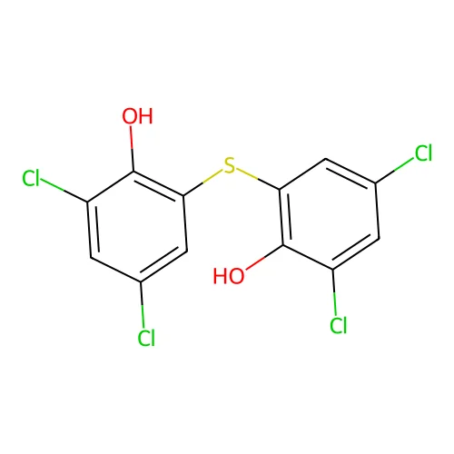 Bithionol structure