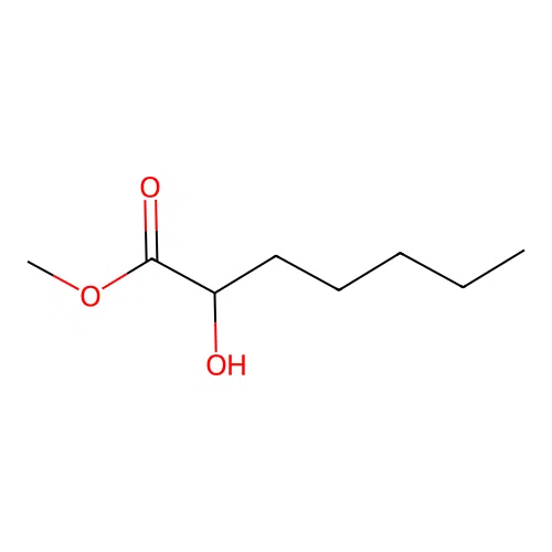 Methyl 2-hydroxyheptanoate structure