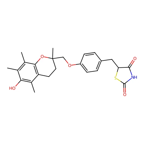 Troglitazone structure