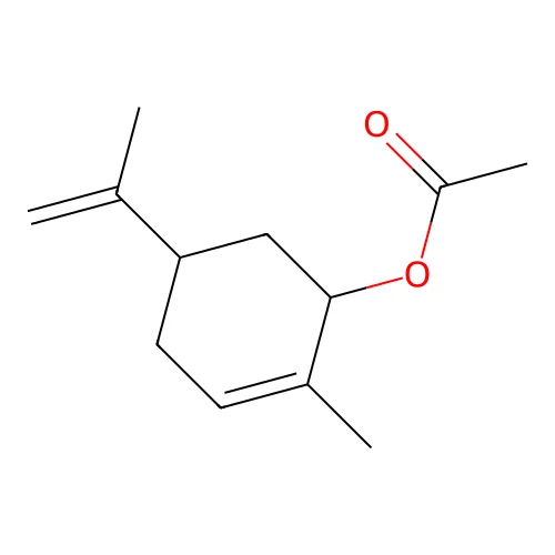 Carvyl acetate structure