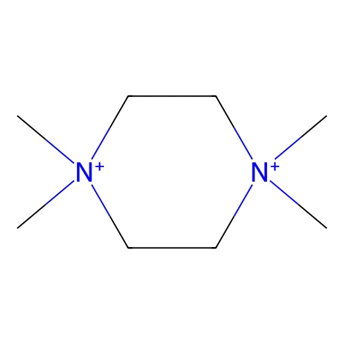 1,1,4,4-Tetramethylpiperazine-1,4-diium structure