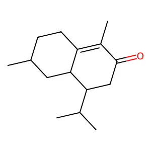 4,4a,5,6,7,8-Hexahydro-1,6-dimethyl-4-(1-methylethyl)naphthalen-2(3H)-one structure