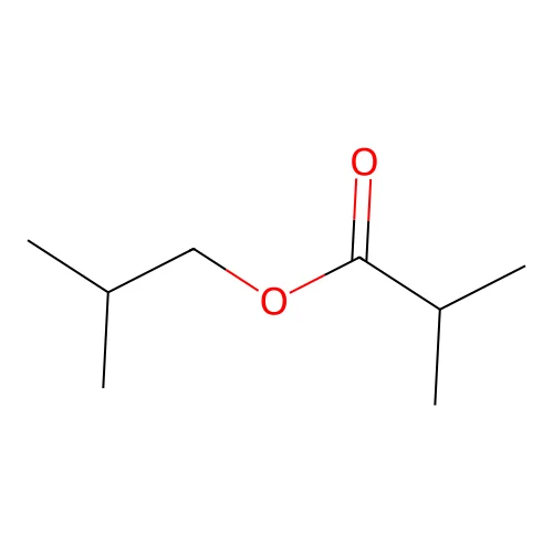 Isobutyl isobutyrate structure