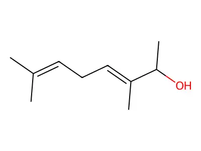 [R-(Z)]-3,7-dimethyl-3,6-octadien-2-ol structure
