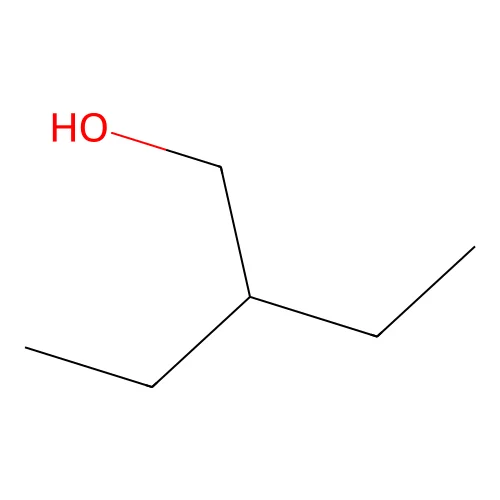 2-Ethyl-1-butanol structure
