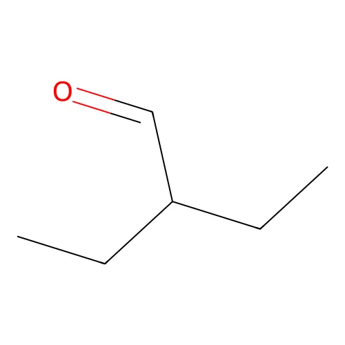 2-Ethylbutyraldehyde structure
