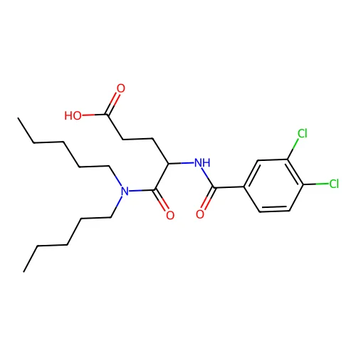 Lorglumide structure