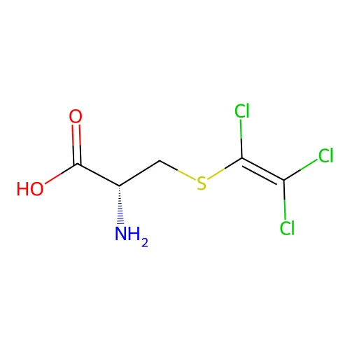 S-(1,2,2-Trichloroethenyl)-L-cysteine structure