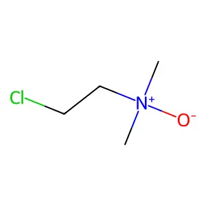 Ethylamine, 2-chloro-N,N-dimethyl-, N-oxide structure