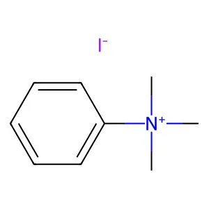 Trimethylphenylammonium iodide structure