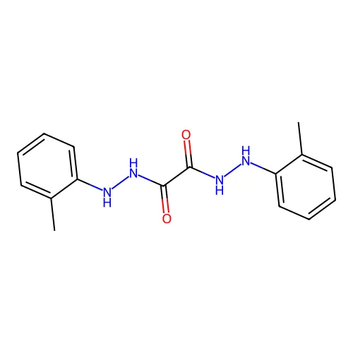 Oxalic acid, bis(2-methyl-2-phenylhydrazide) structure
