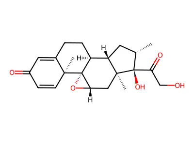 Betamethasone 9,11-epoxide structure
