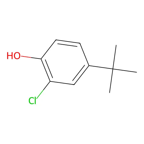 4-tert-Butyl-2-chlorophenol structure