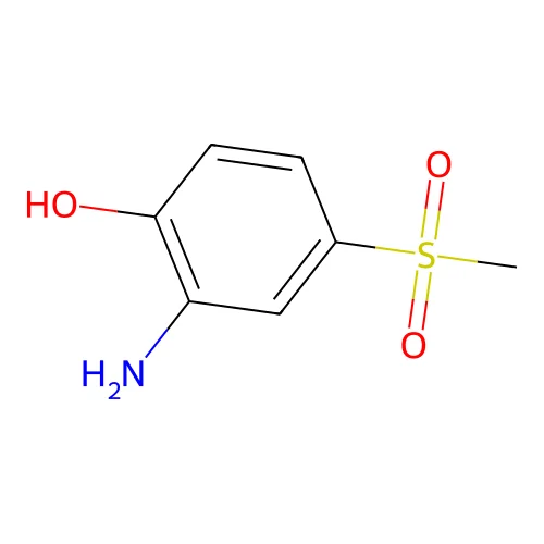 Phenol, 2-amino-4-(methylsulfonyl)- structure