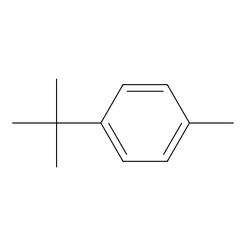 4-tert-Butyltoluene structure