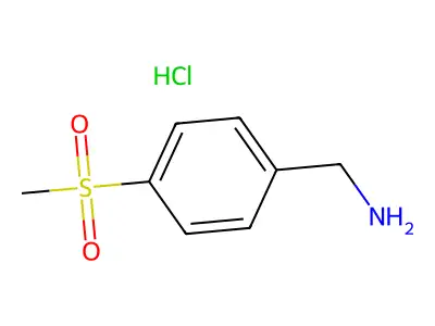 (4-Methylsulfonylphenyl)methylazanium;chloride structure