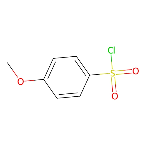 4-Methoxybenzenesulfonyl chloride structure