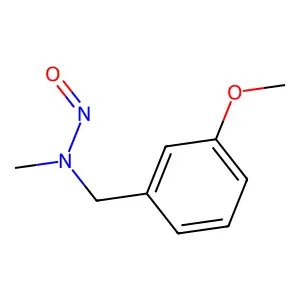 m-Methoxy-N-methyl-N-nitrosobenzylamine structure