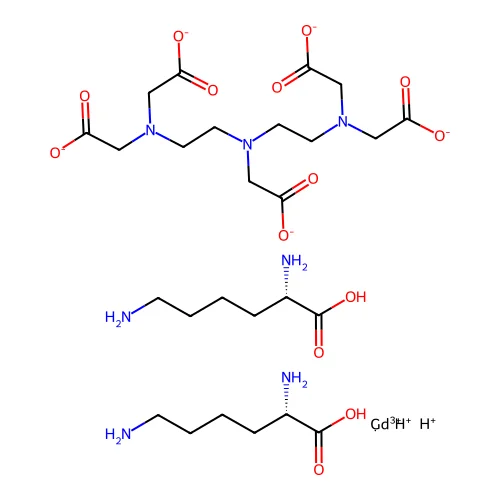 Gadopentetate dimeglumine polylysine structure