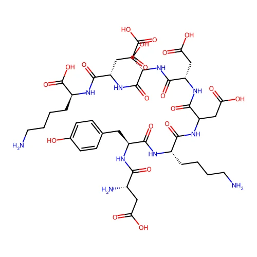 Dykddddk peptide structure