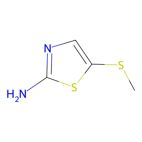 5-(Methylthio)thiazol-2-amine structure