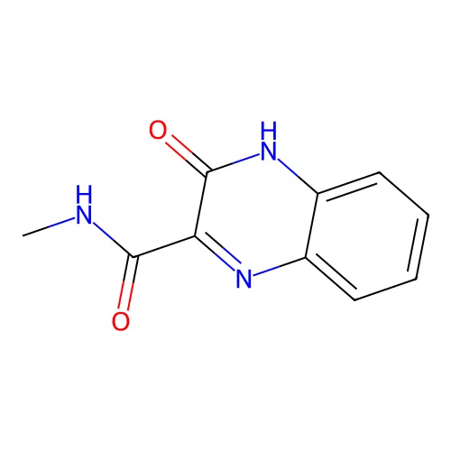N-methyl-3-oxo-4H-quinoxaline-2-carboxamide structure