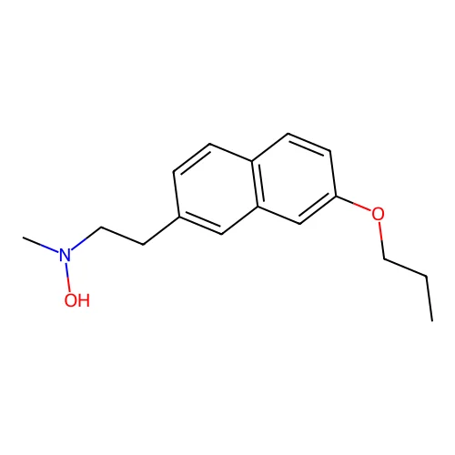 N-Hydroxy-N-methyl-7-propoxy-2-naphthaleneethanamine structure