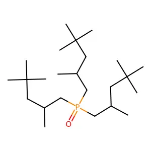 Phosphine oxide, tris(2,4,4-trimethylpentyl)- structure