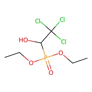 Diethyl P-(2,2,2-trichloro-1-hydroxyethyl)phosphonate structure