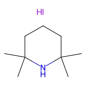 2,2,6,6-Tetramethylpiperidine--hydrogen iodide (1/1) structure