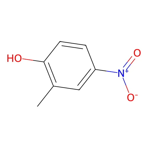 2-Methyl-4-nitrophenol structure