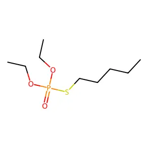 O,O-Diethyl S-pentyl phosphorothioate structure