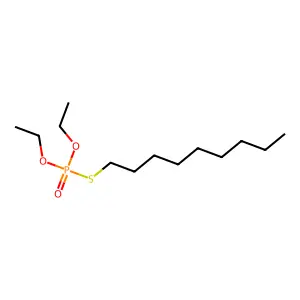 Ethyl nonyl phosphorothioate structure