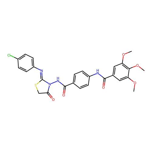 C26H23ClN4O6S structure