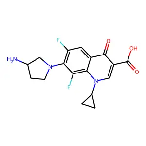 difluoroquinolone structure