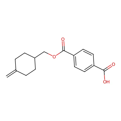 4-(4-Methylenecyclohexylmethoxycarbonyl)benzoic acid structure
