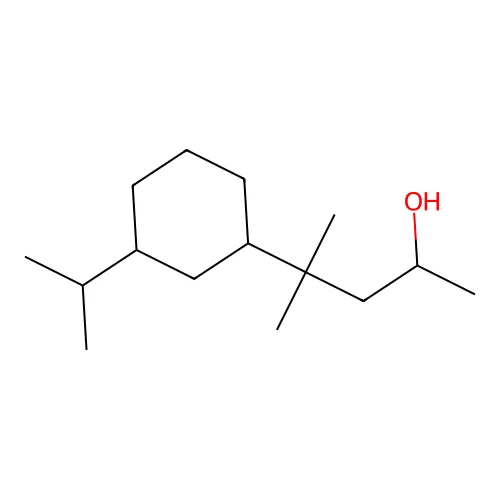 3-(Isopropyl)-alpha,gamma,gamma-trimethylcyclohexanepropanol structure