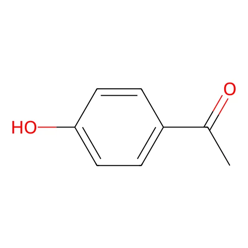 4'-Hydroxyacetophenone structure